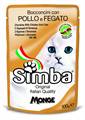 SIMBA GATTO BOCCONCINI IN BUSTA GR.100 POLLO E FEGATO