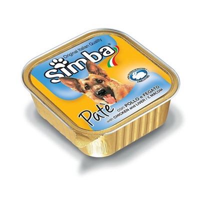 SIMBA CANE PATE' GR.150 CON POLLO E FEGATO