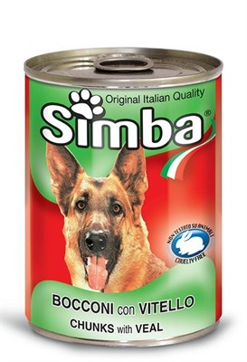 SIMBA CANE BOCCONCINI LATTA GR.415 CON VITELLO