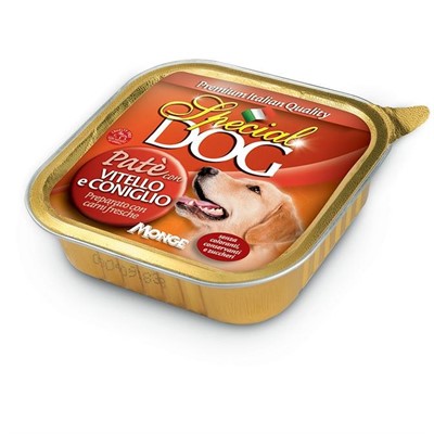 SPECIAL DOG PATE' GR.300 CON VITELLO E CONIGLIO