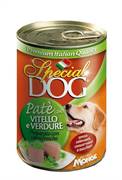 SPECIAL DOG PATE' LATTA GR.400 CON VITELLO E VERDURE