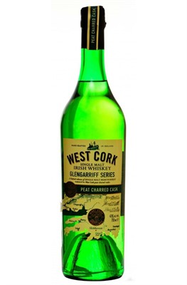 WHISKEY WEST CORK GLENGARRIFF PEAT CHARRED CASK 43° LT.0,70