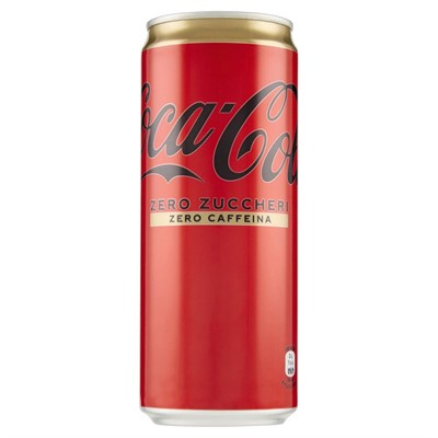 COCA COLA ZERO S/CAFFEINA CL.33 LATTINA